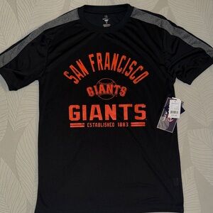 San Francisco Giants Black and Orange Short Sleeve Tee